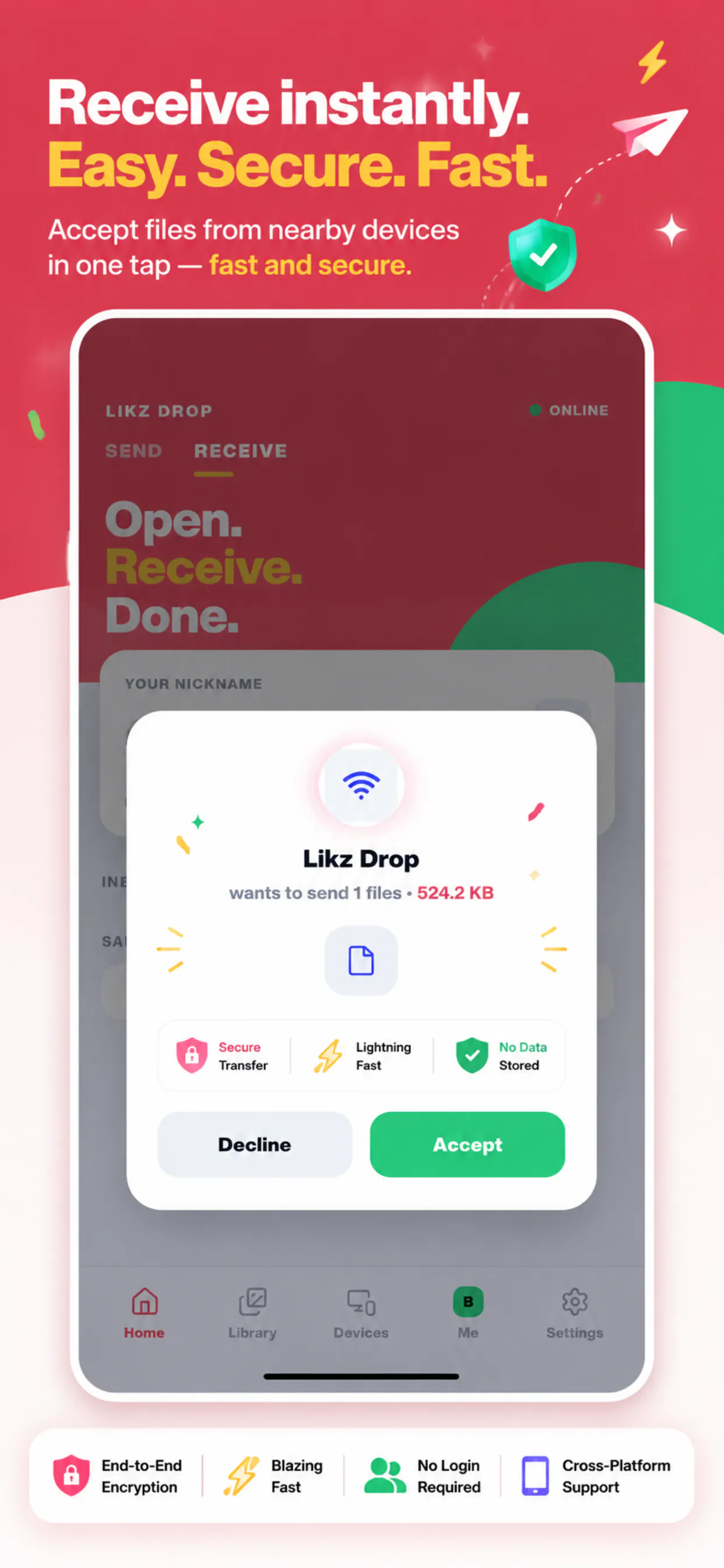 Likz Drop: File Transfer gallery image