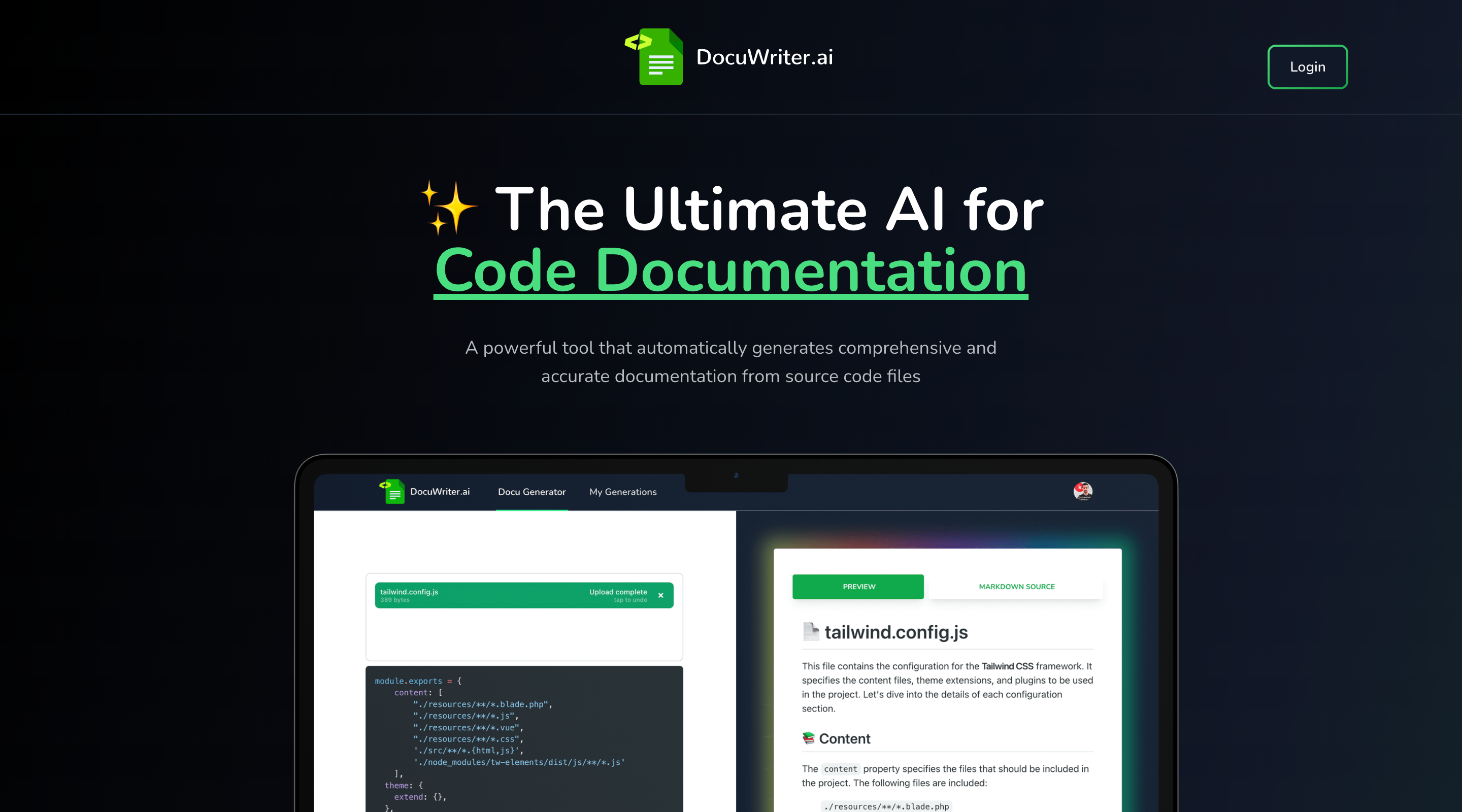 DocuWriter.ai - L'intelligenza artificiale finale per la documentazione del codice media 1