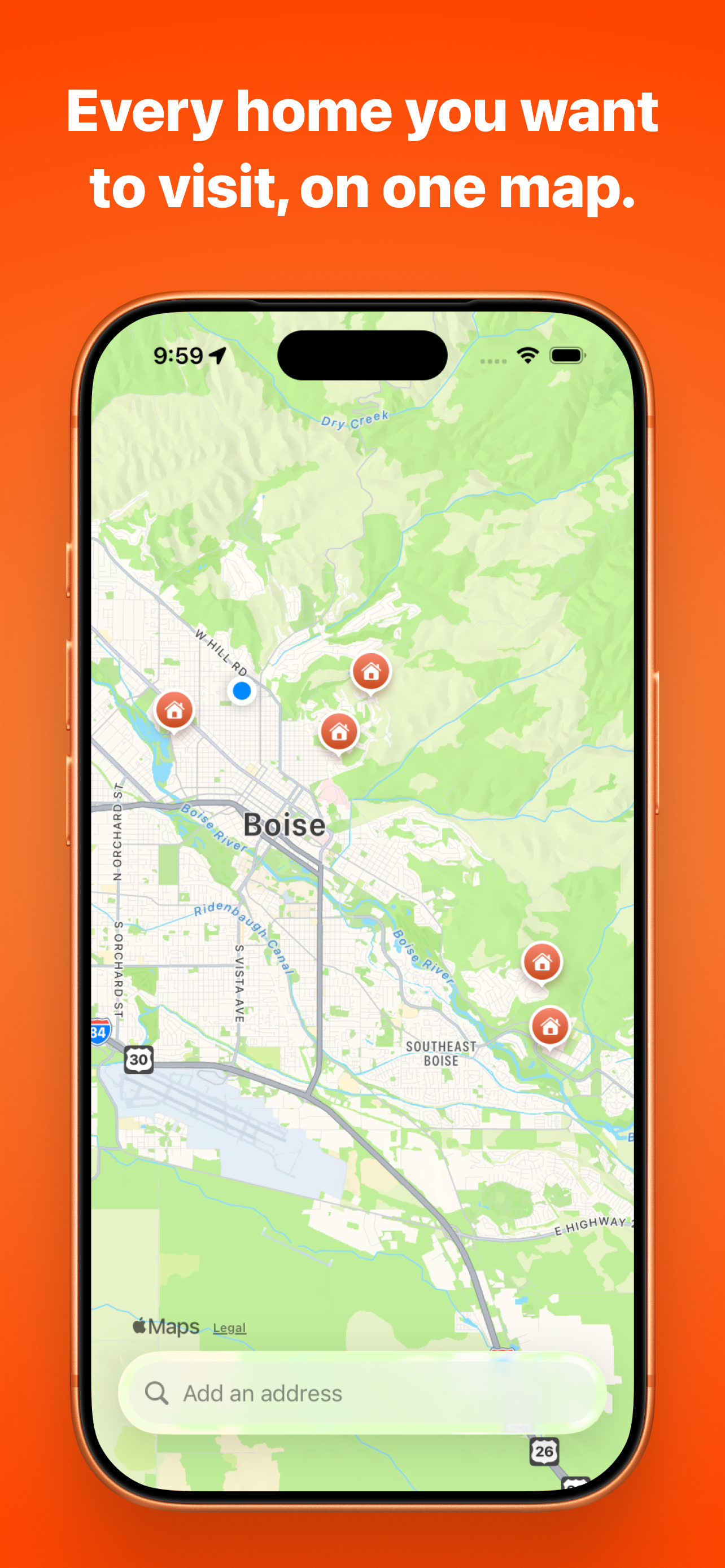 HouseHop - Product Hunt launch logo and brand identity
