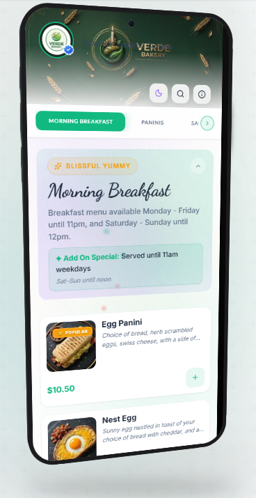 MenuHoster gallery image