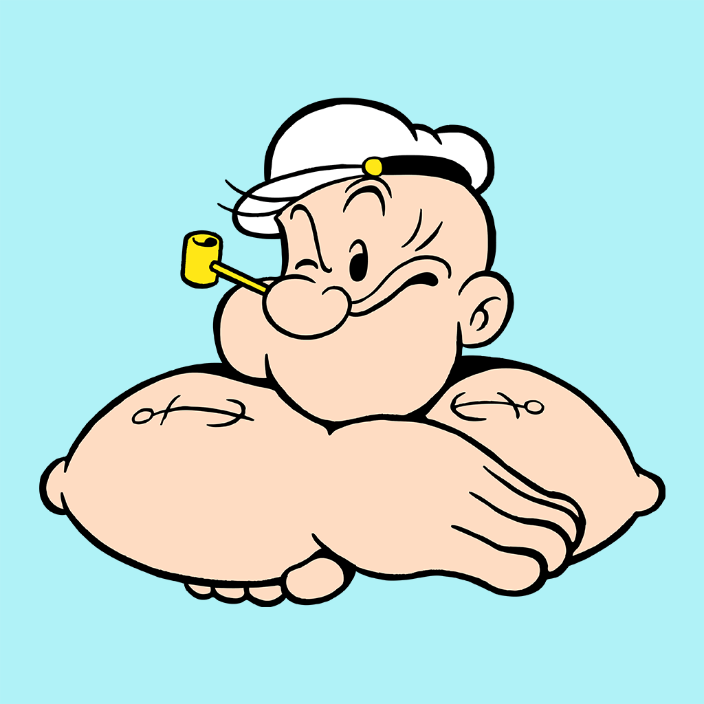 Popeye the Sailor Stickers
