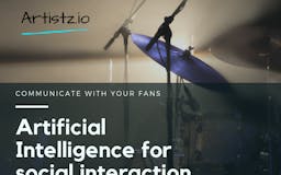 Artistz.io / Web app for artist media 2