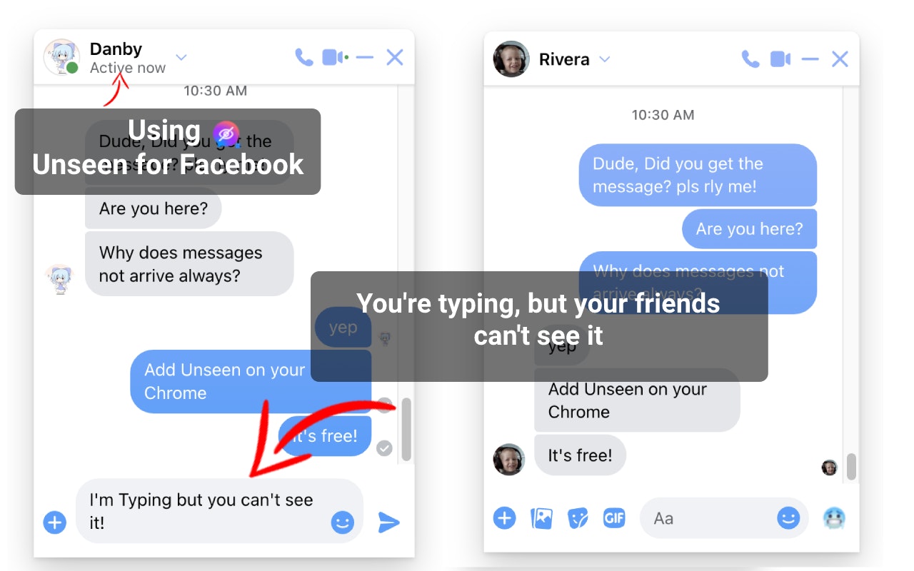 Facebook ™에 보이지 않는 - Facebook & Messenger의 "SEEN"기능을 숨 깁니다 미디어 5