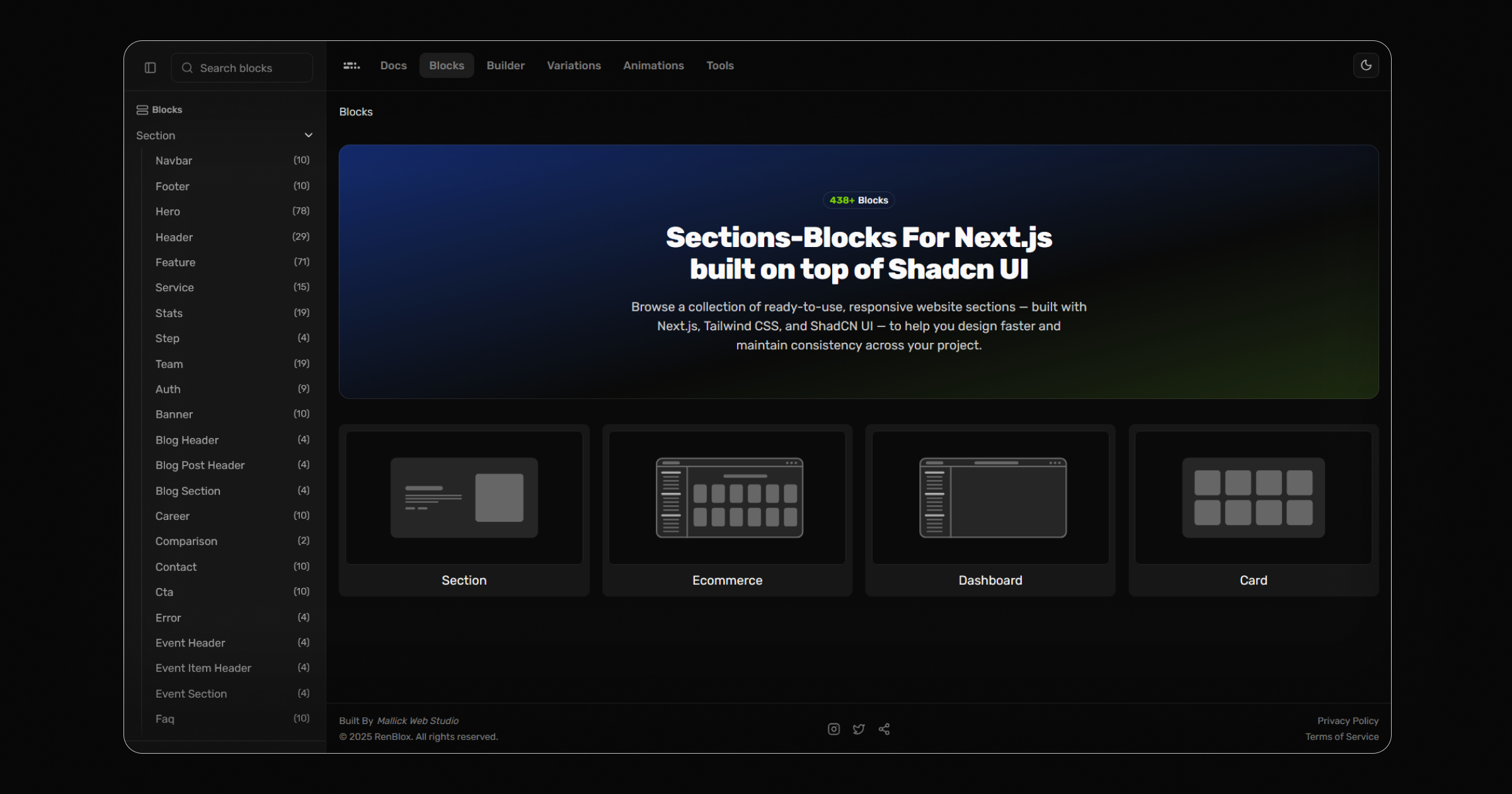 Renblox - Main product screenshot demonstrating key features and user interface