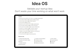 Idea OS - Startup Idea validation media 1
