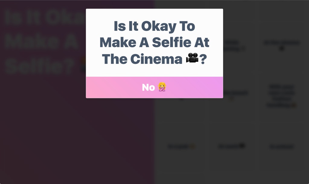 Is it okay to make a selfie? 📸 gallery image