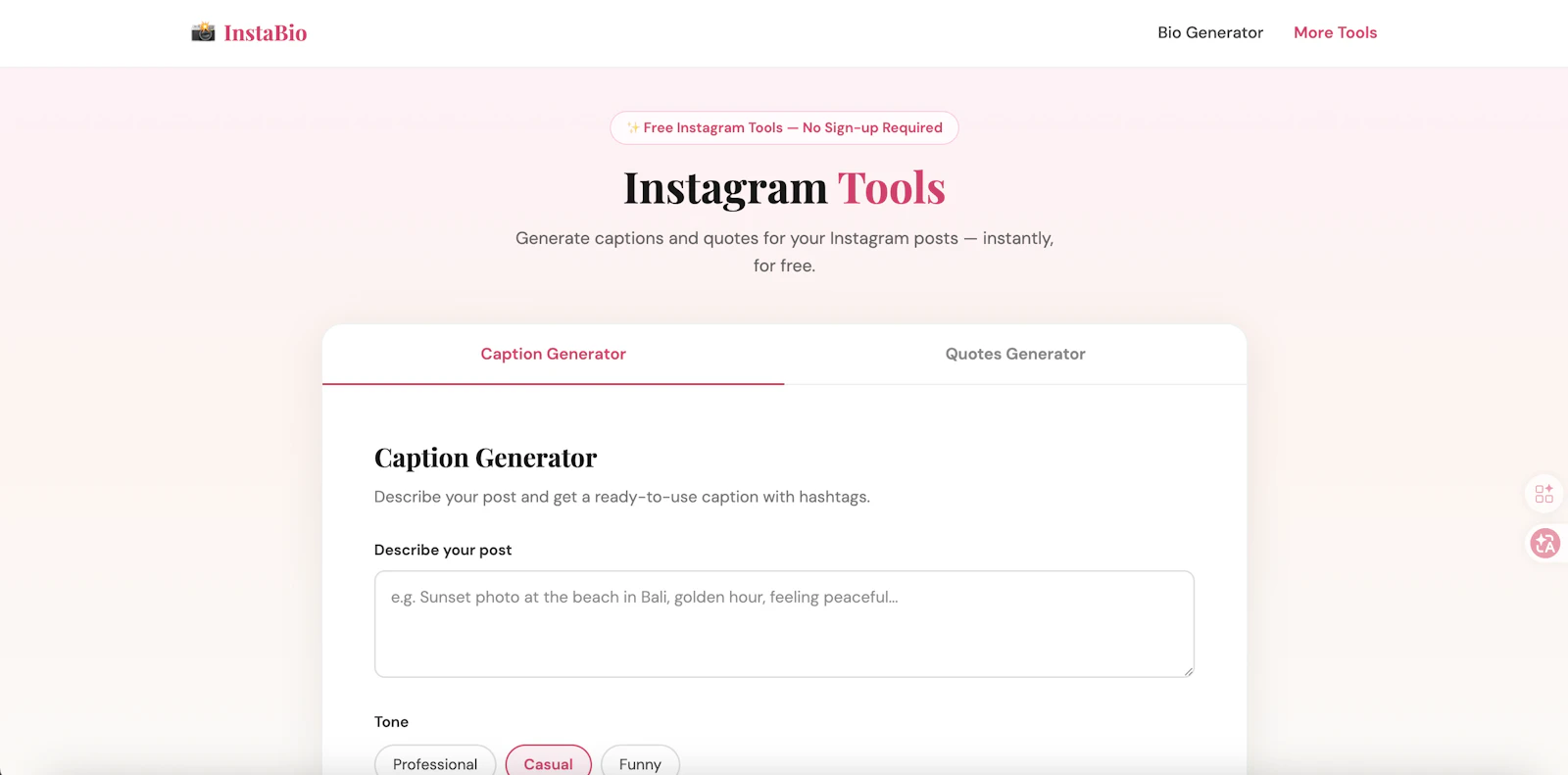 Instabio screenshot 3