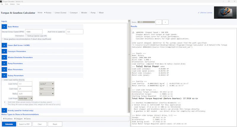 The Torque Calculator screenshot 3