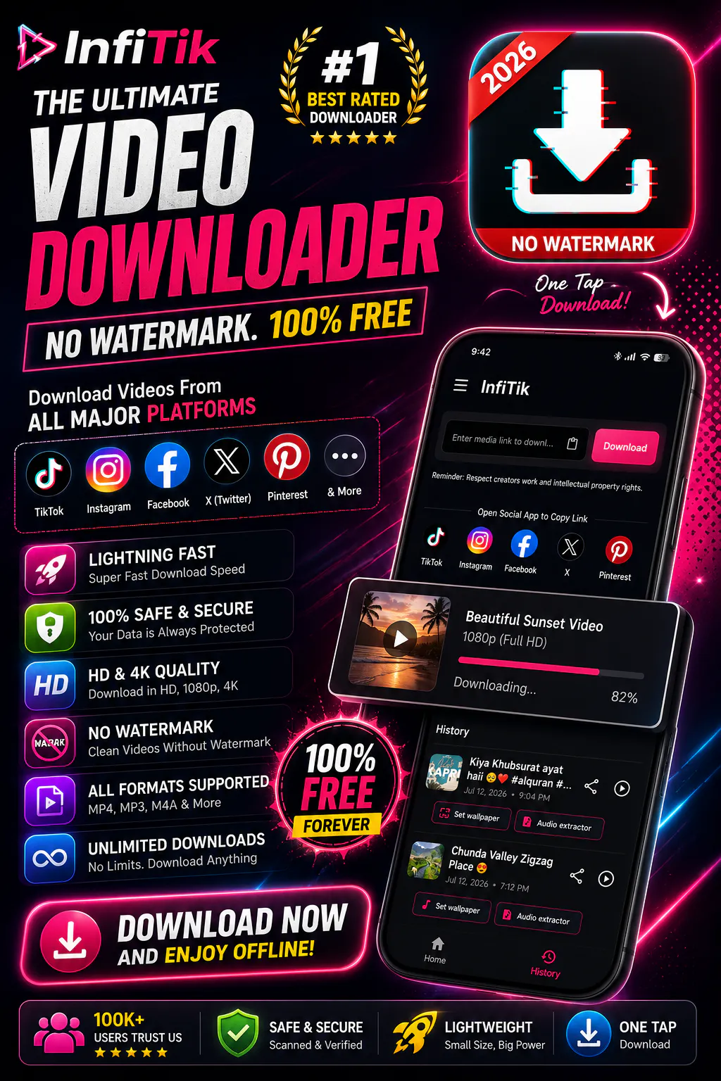 InfiTik Video Downloader gallery image