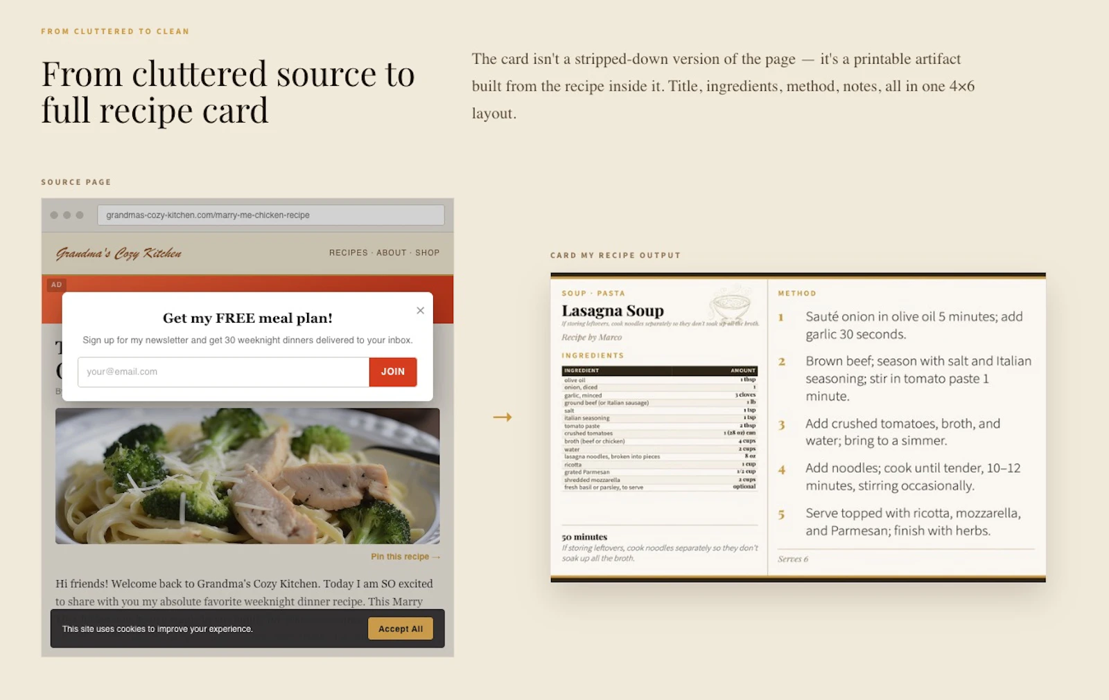 Card My Recipe screenshot 4