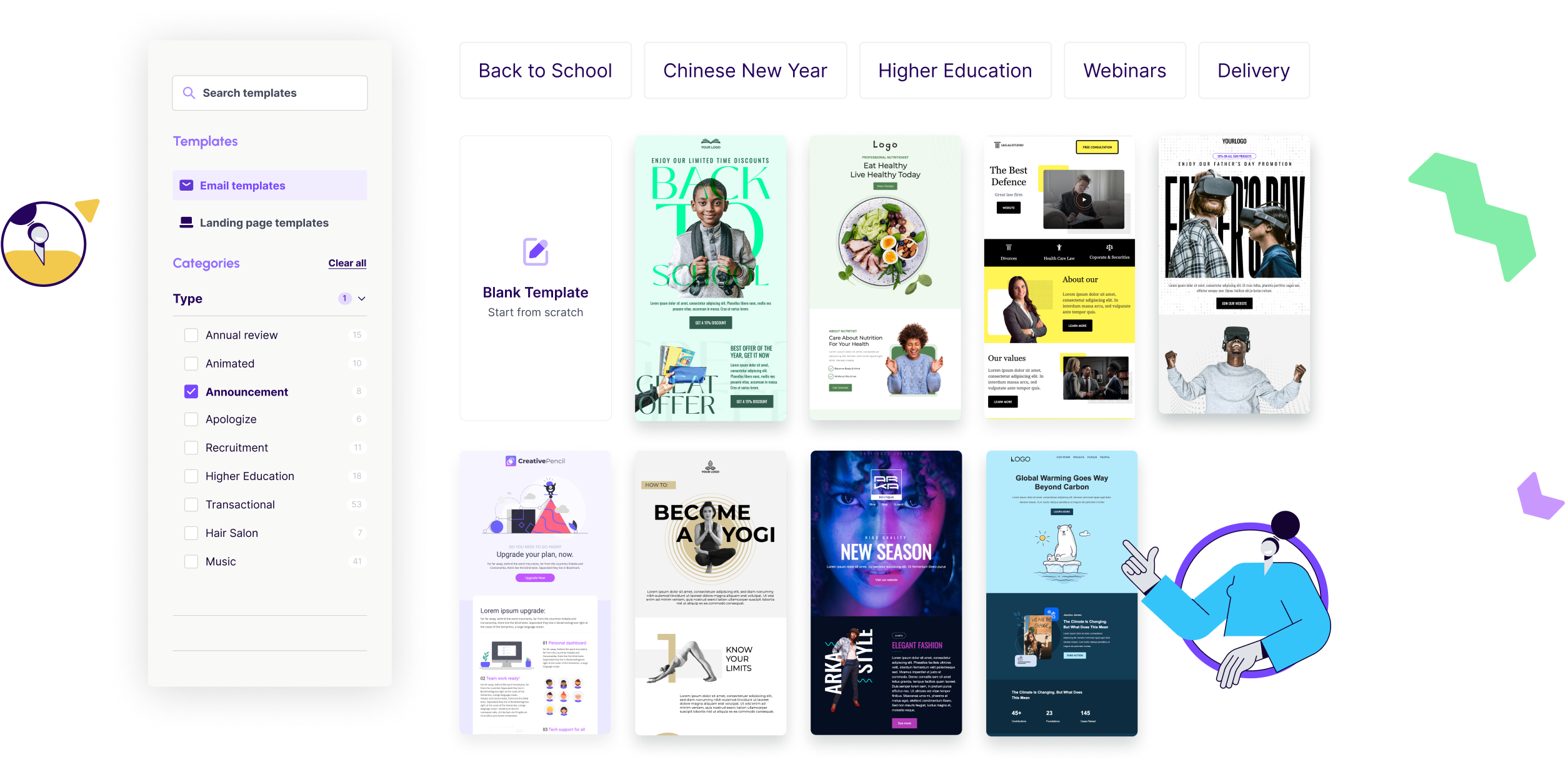 BEE Email Templates for Gmail Image