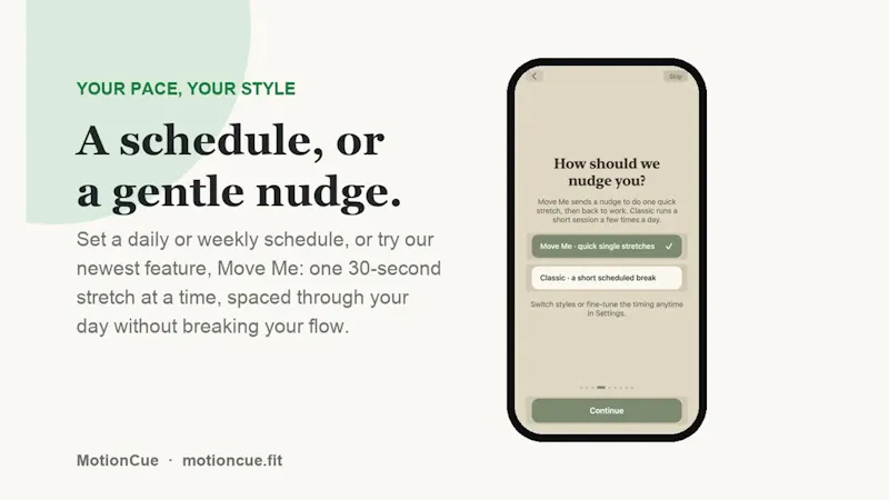 MotionCue screenshot 1 (video preview)