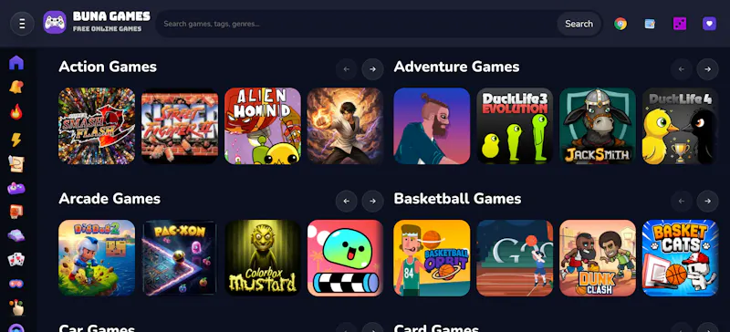 BunaGames screenshot 2