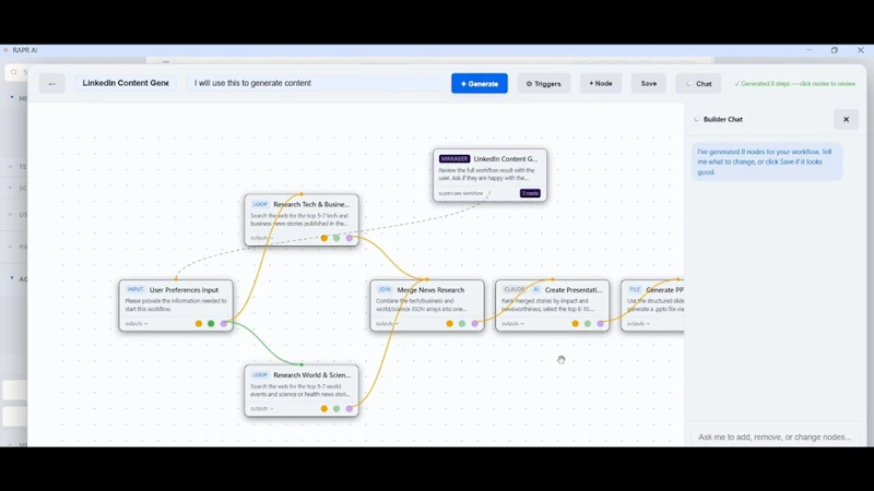 RAPR AI screenshot 1 (video preview)