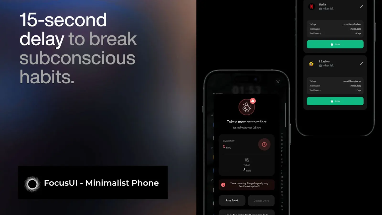Focus Minimalist Phone screenshot 3