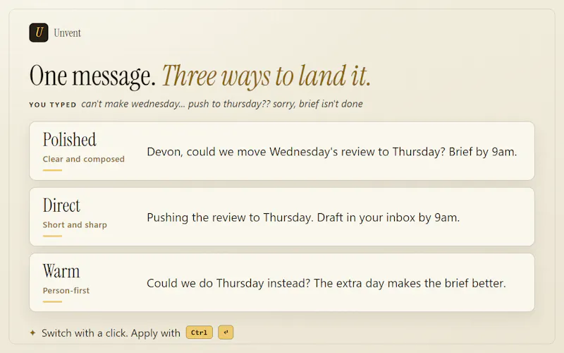 Unvent screenshot 3