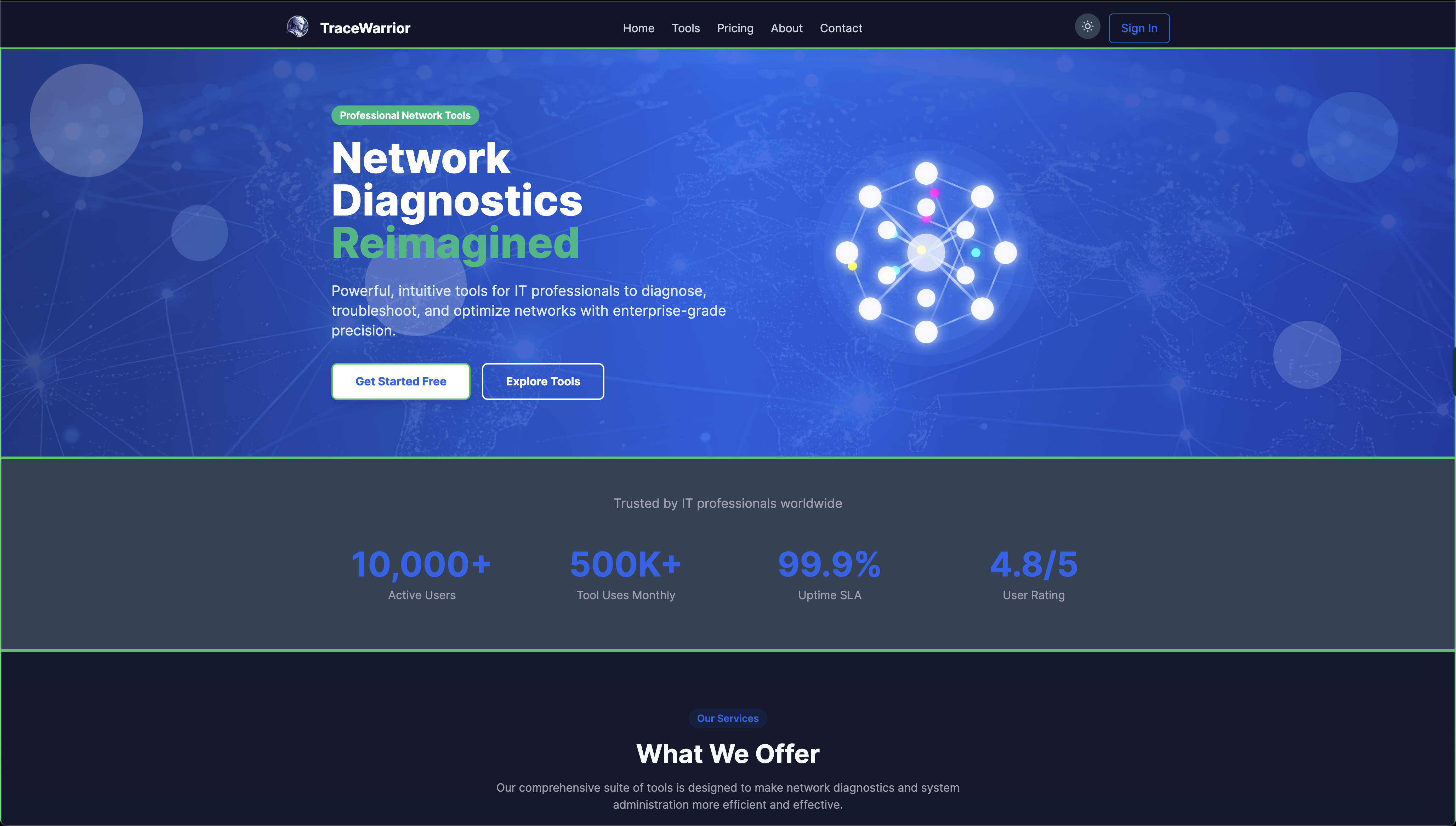 TraceWarrior - Free network diagnostic tools for it professionals media 1