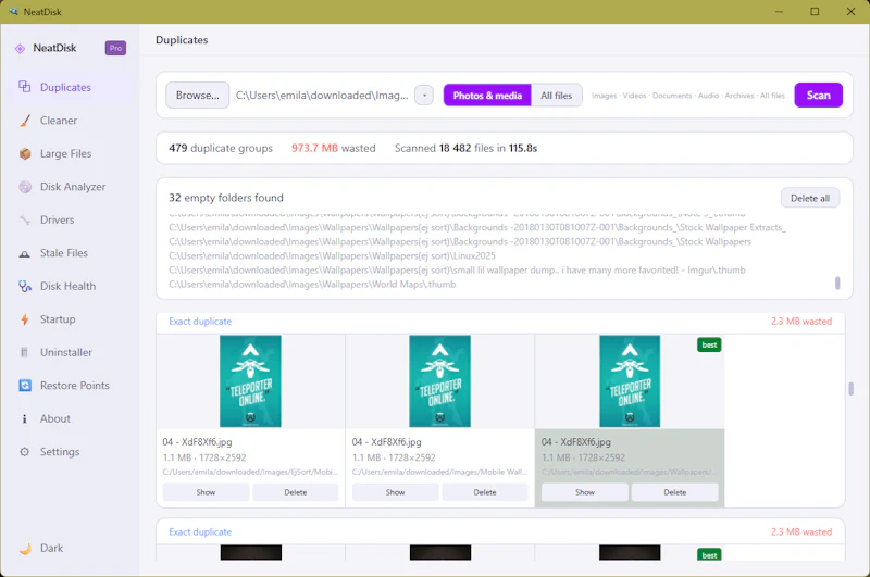 NeatDisk screenshot 3