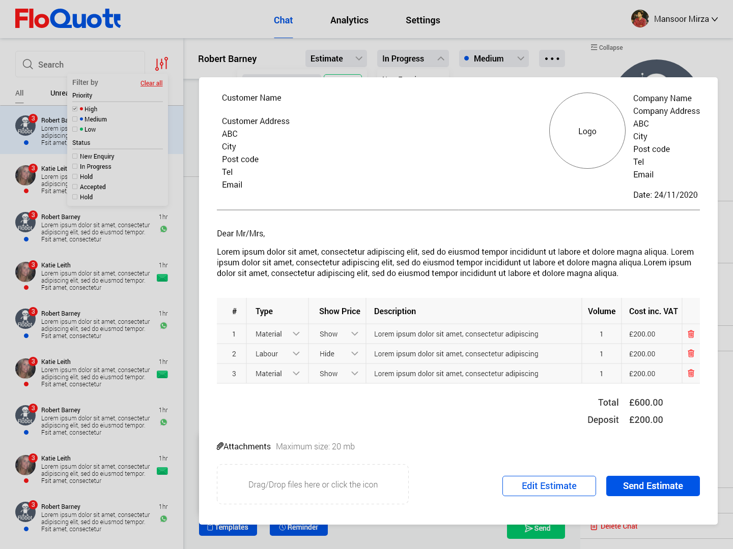 FloQuote gallery image