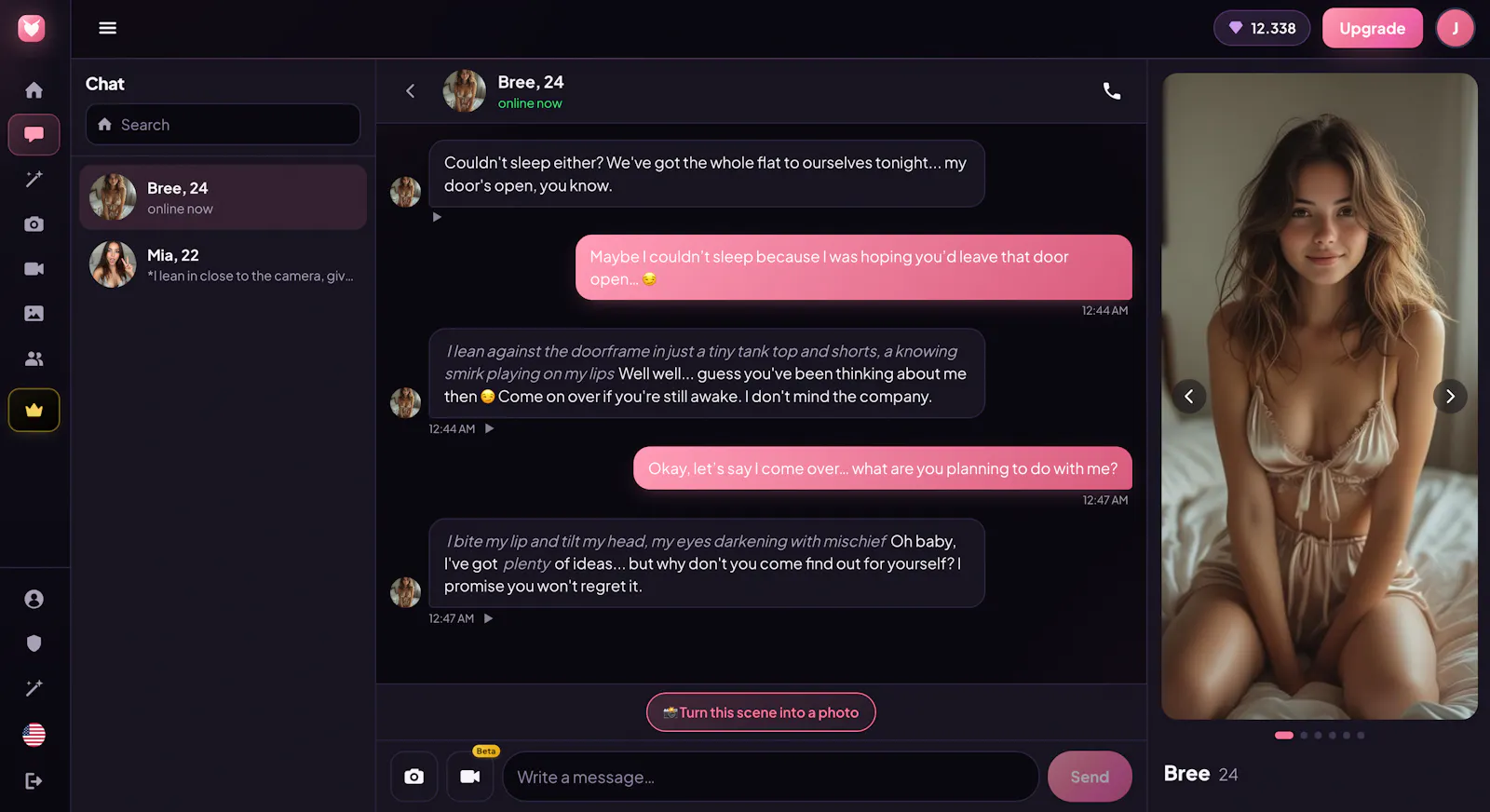 Lovora: Uncensored AI Girlfriend screenshot 2