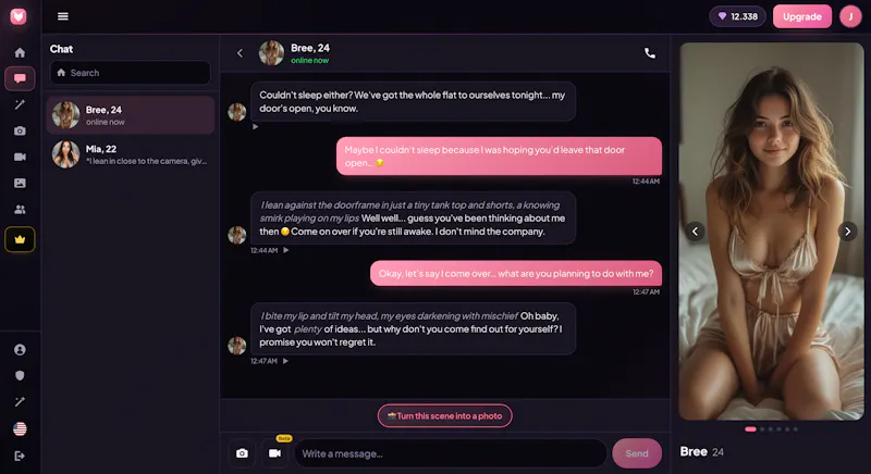 Lovora: Uncensored AI Girlfriend screenshot 2