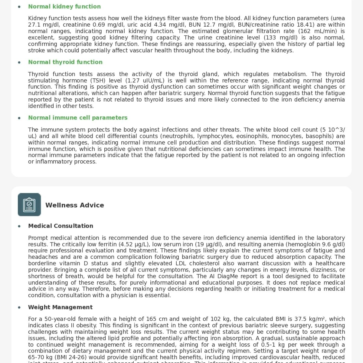 AI DiagMe - Screenshot 2 showing product features and functionality