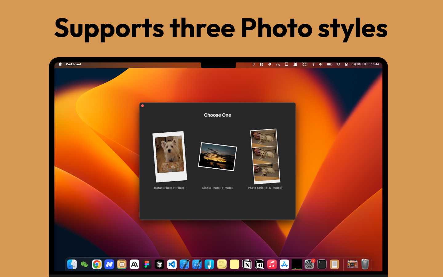 InstantPhoto - MacOS 데스크탑에서 인스턴트 사진을 고정하십시오 미디어 2