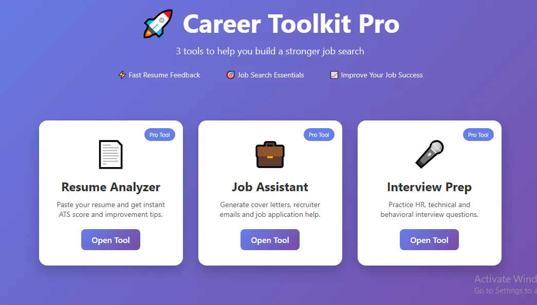 Career Toolkit Pro