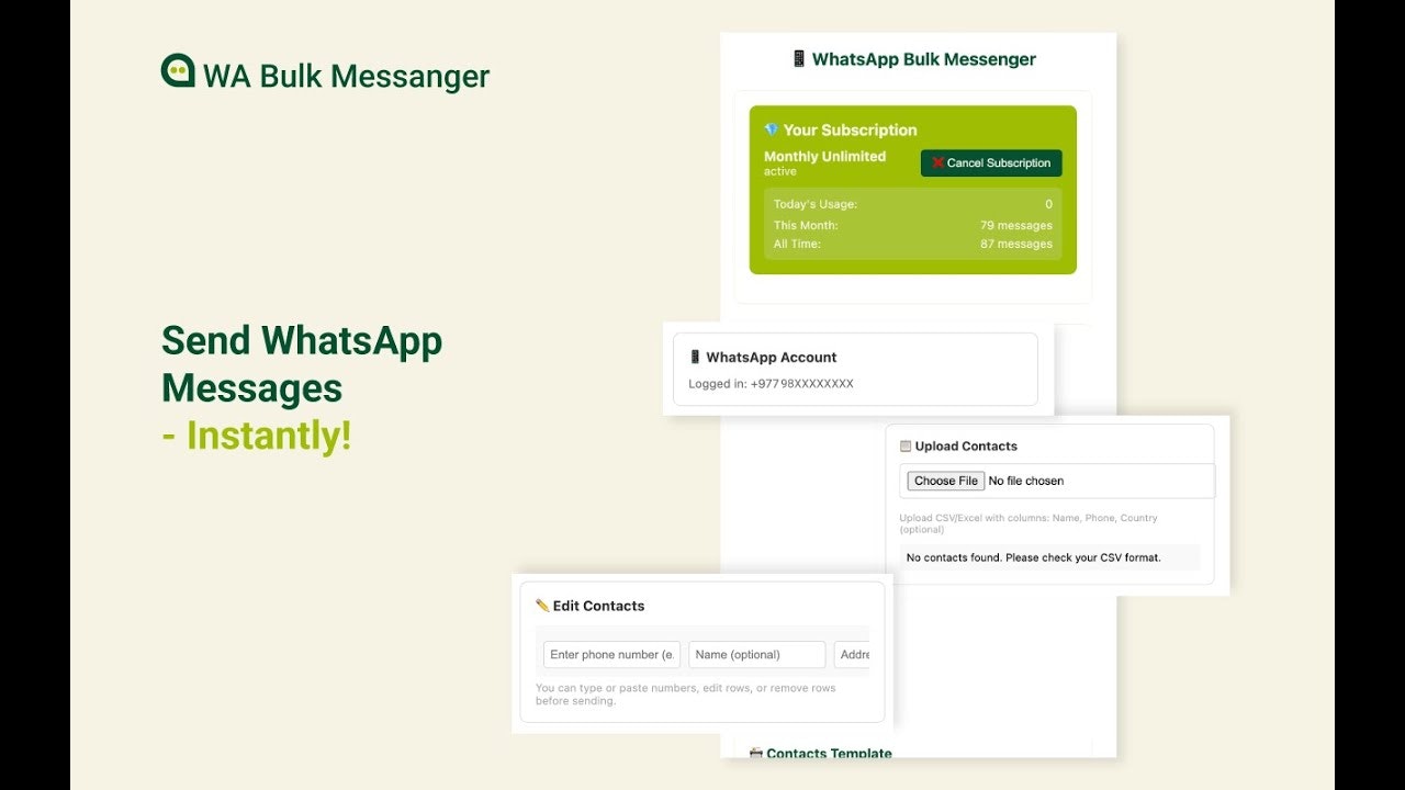 WhatsApp Bulk Messanger gallery image