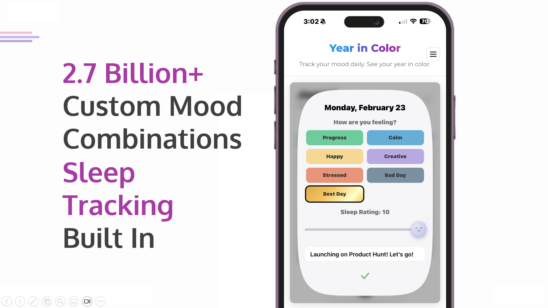 Year in Color - Screenshot 2 showing product features and functionality