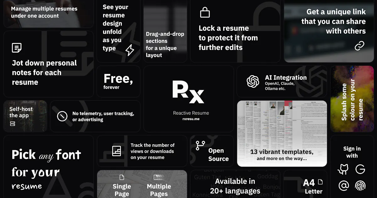 Reactive Resume v5