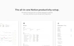 Notion Productivity Kit media 3