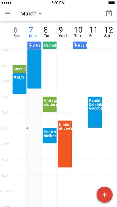 Goals in Google Calendar gallery image