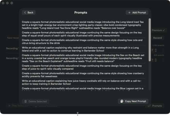 MacroLoop - Screenshot 2 showing product features and functionality