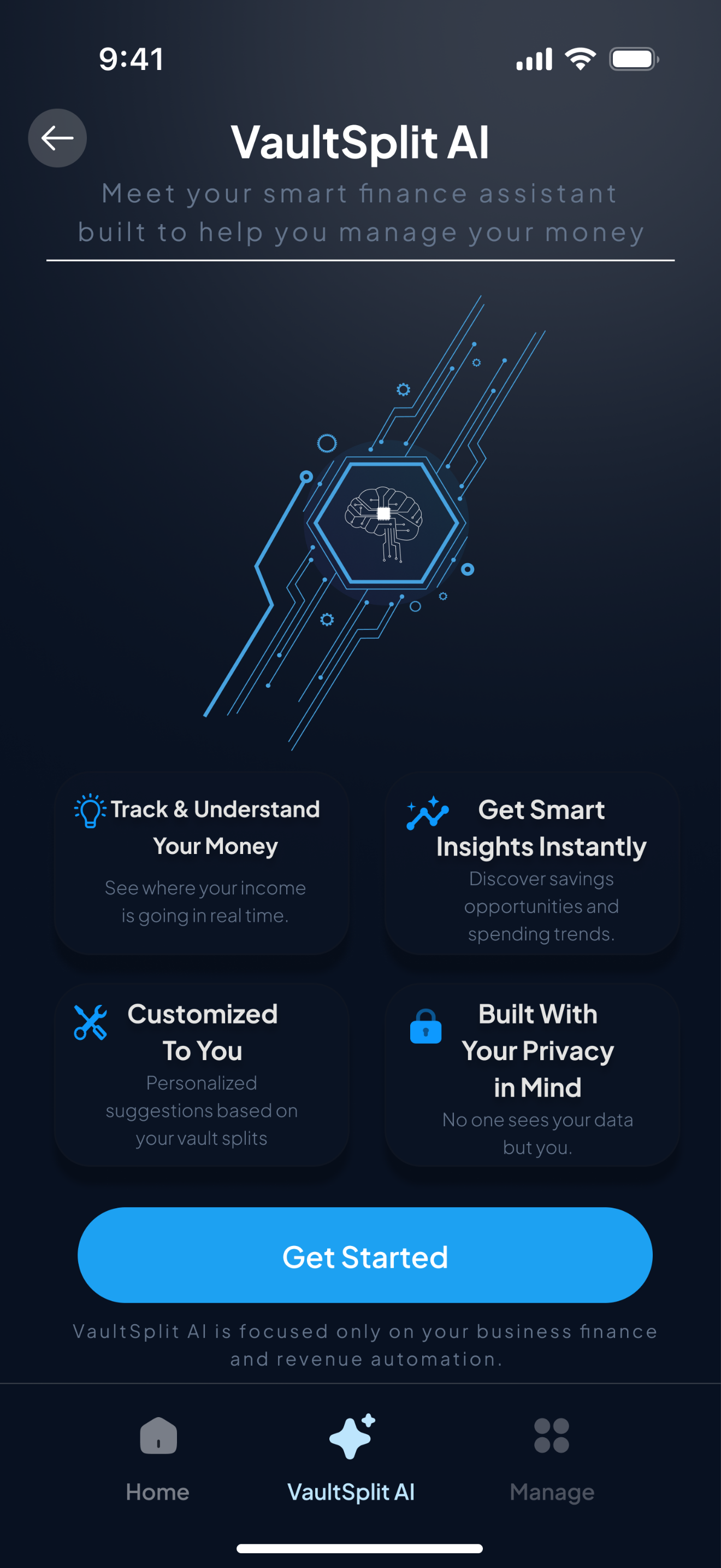 Média VaultSplit - Votre CFO AI - Automatisez le partage des revenus, suivez et développez votre entreprise 6