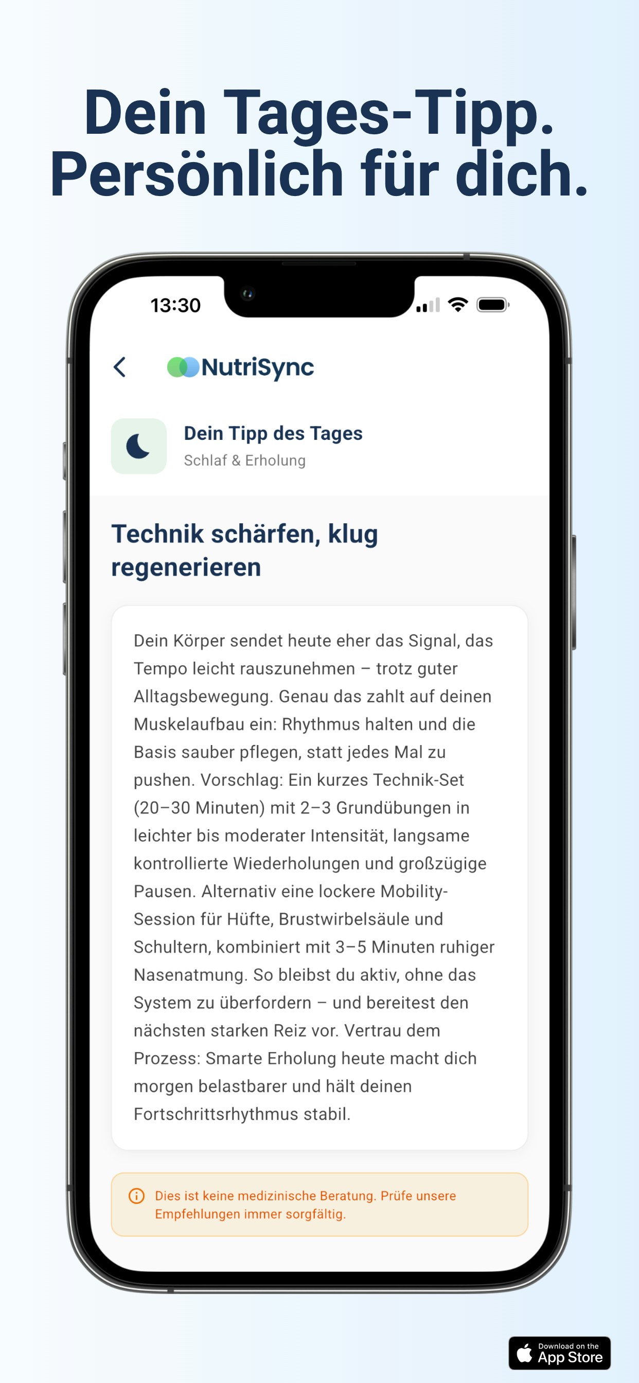 NutriSync - Screenshot 3 showing product features and functionality