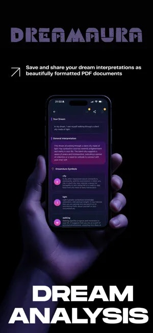DreamAura - Screenshot 2 showing product features and functionality