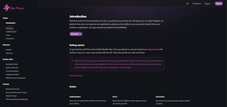 Ziny Proxy | Residential & Mobile IPs gallery image