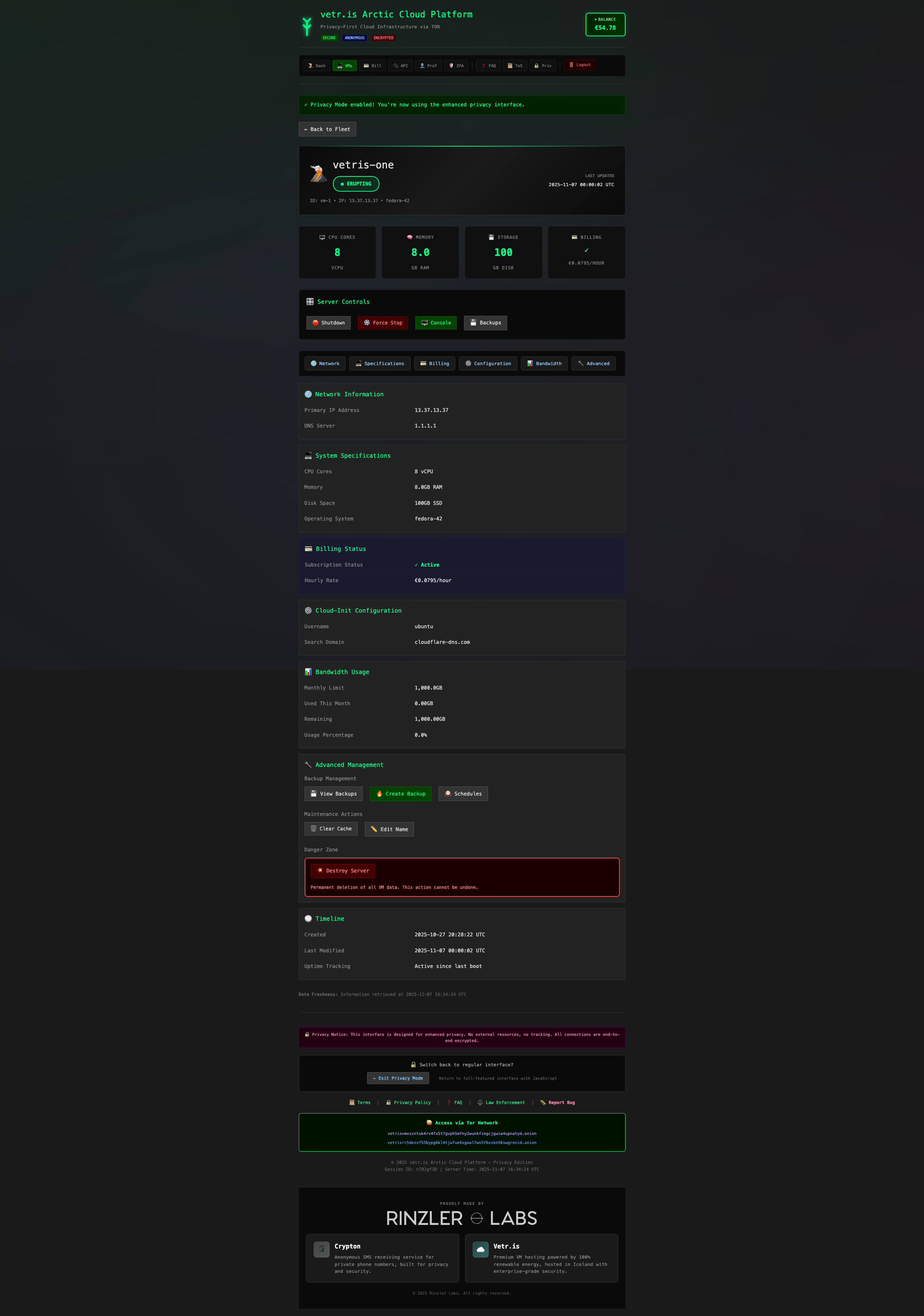 Vetr.is Cloud Platform gallery image