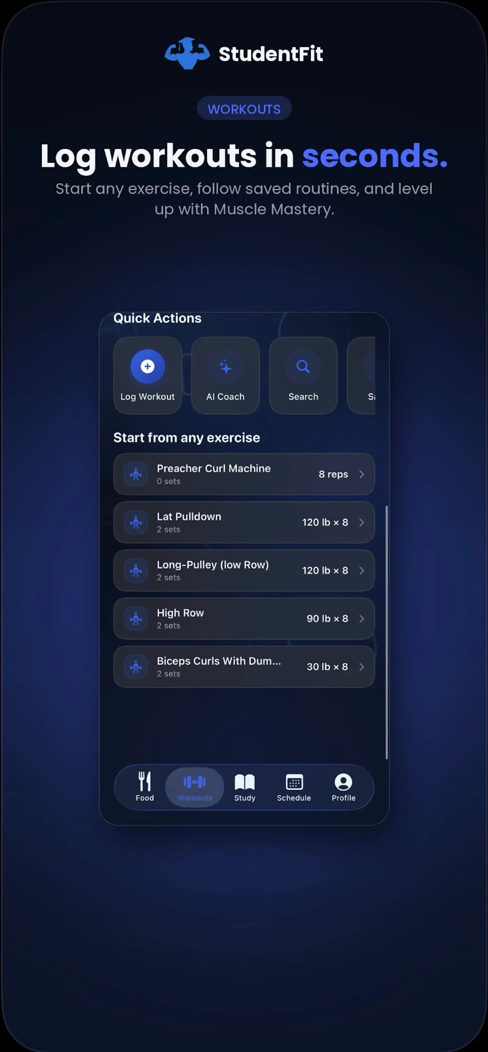 StudentFit screenshot 4