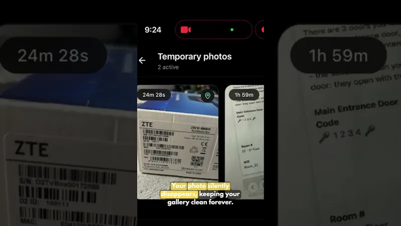 SnapsLapse screenshot 1 (video preview)