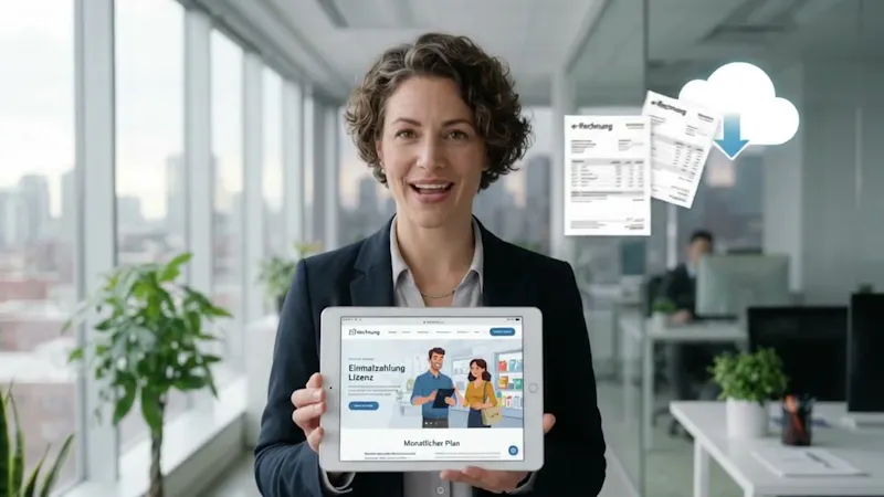 Electronic invoice generator e-rechnung screenshot 1 (video preview)