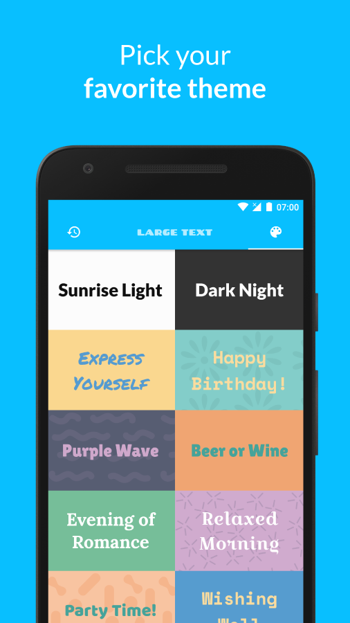 Large Text for Android gallery image