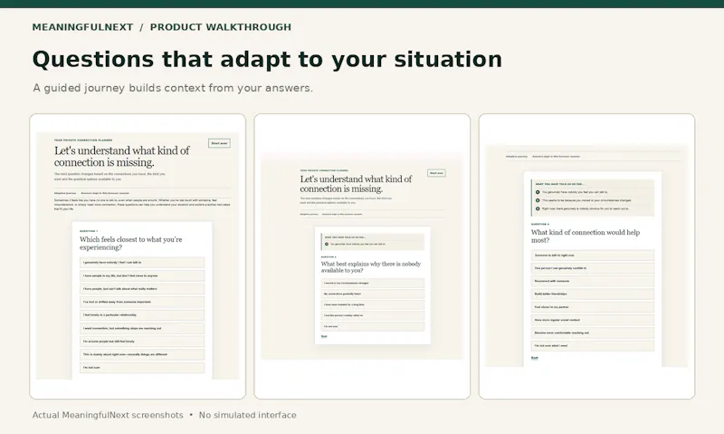 MeaningfulNext screenshot 1