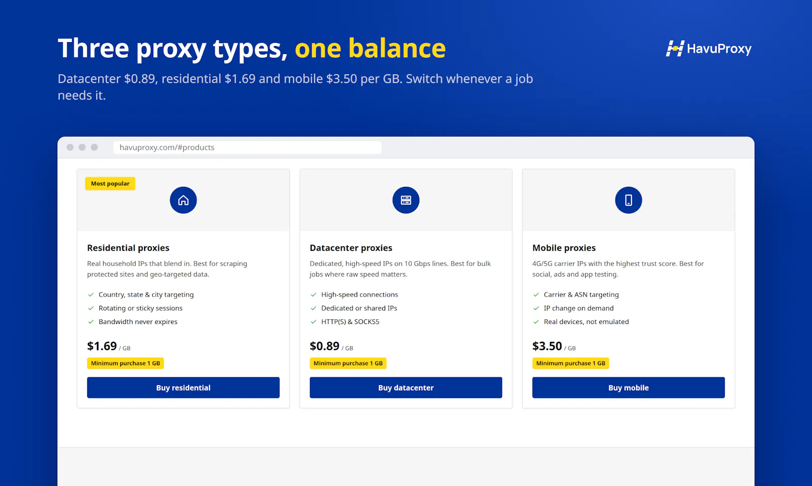 HavuProxy screenshot 5