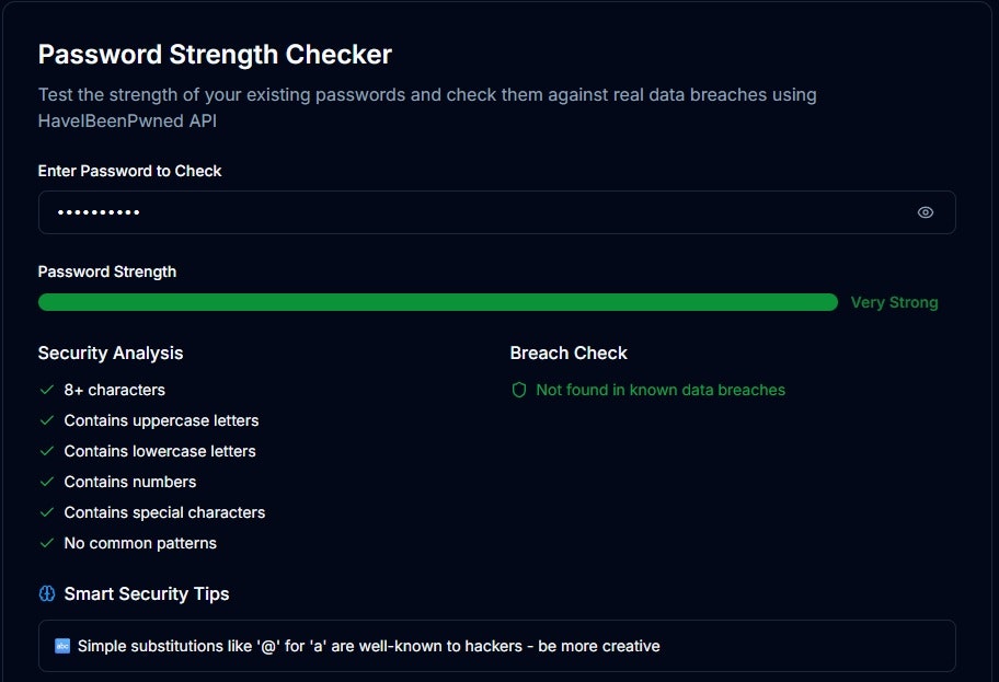 Média Securekeyforge - Générer des mots de passe solides et vérifier les violations gratuitement 2
