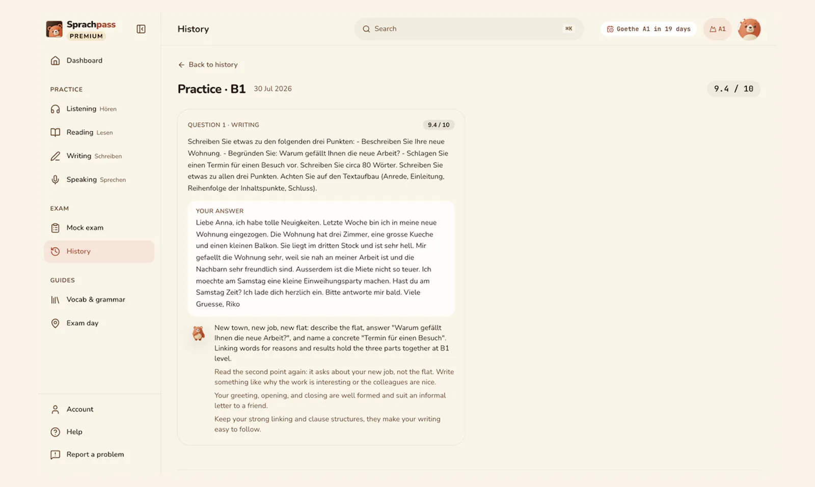Sprachpass screenshot 5