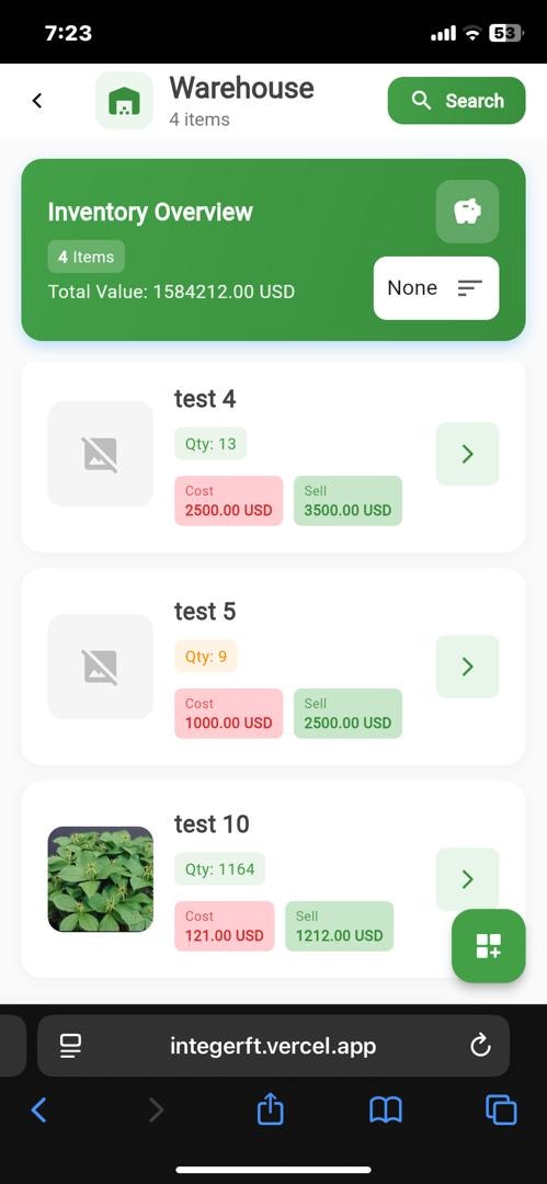 Integer - Screenshot 3 showing product features and functionality