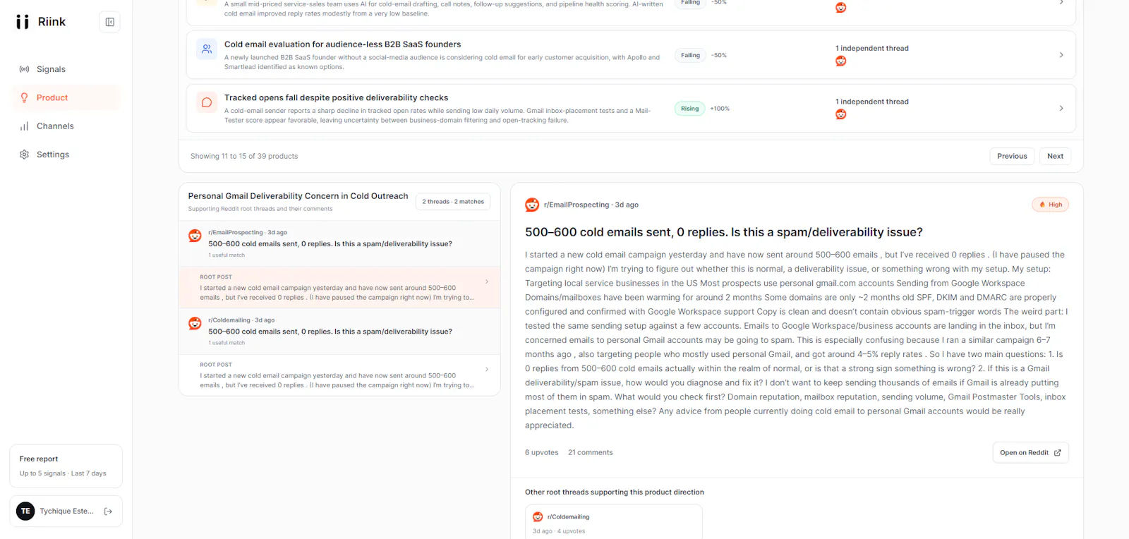 Riink screenshot 2