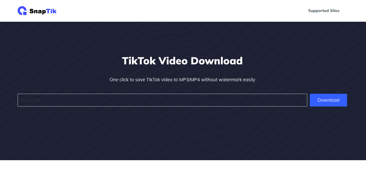 Download Videos From TikTok to MP4 Format